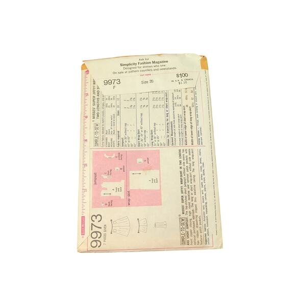 Vintage Sewing pattern - Picture 2 of 2